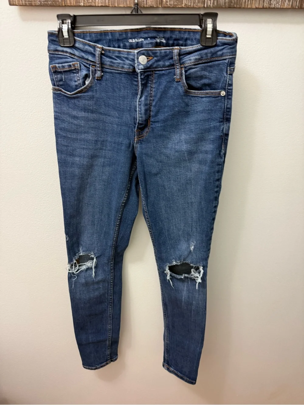 Old Navy Blue Rockstar Skinny Jeans